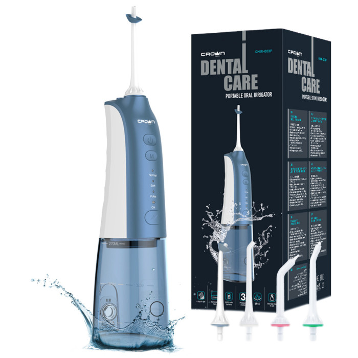 Crown Micro CMIR-003P – Water Flosser Electric Professional Oral Irrigator For Teeth