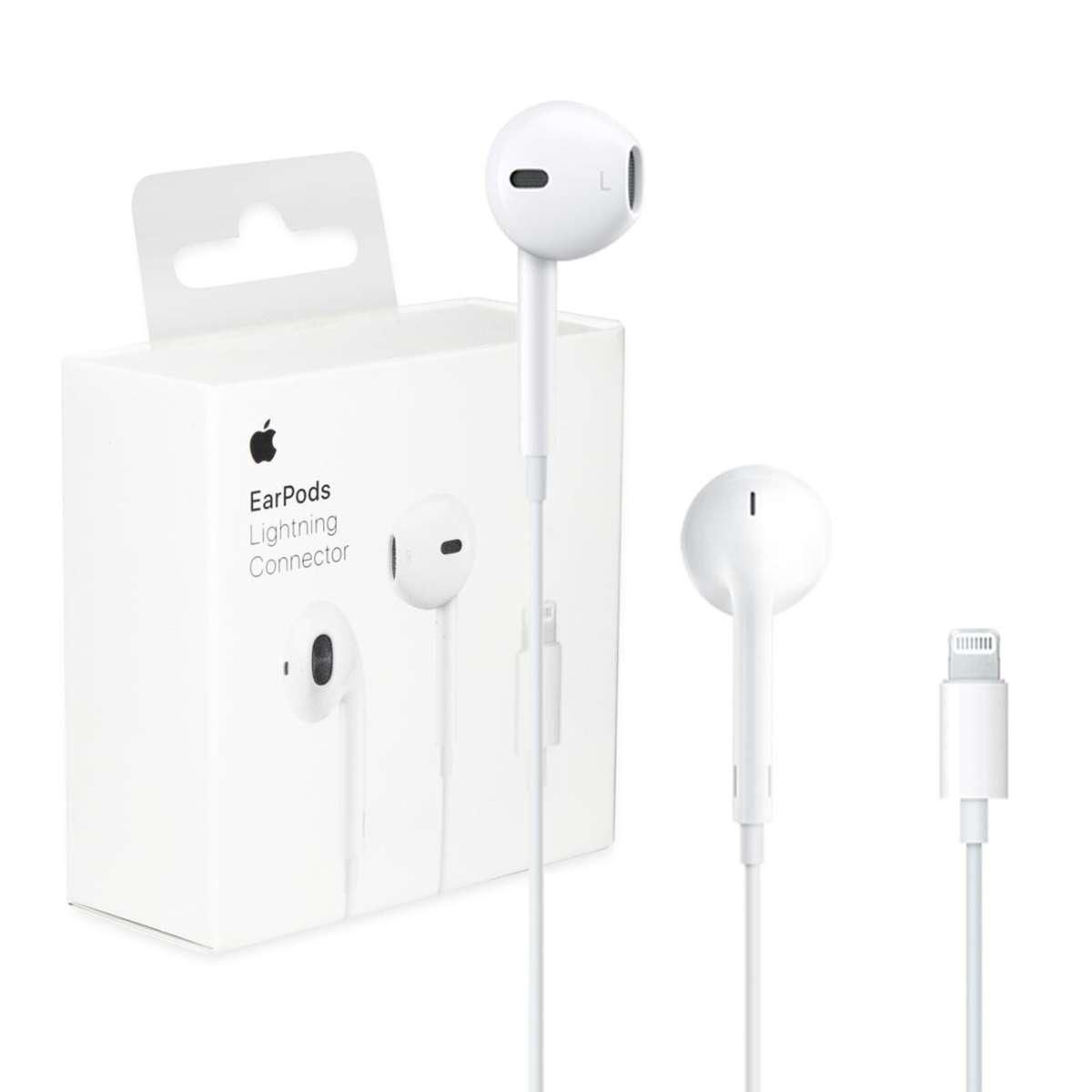 GENIUNE APPLE ORIGINAL LIGHTNING EARPODS APPLE IN EAR EARPHONES AND HEADPHONE WITH MICROPHONE FOR IPHONE 7 TO THE IPHONE 12PRO M