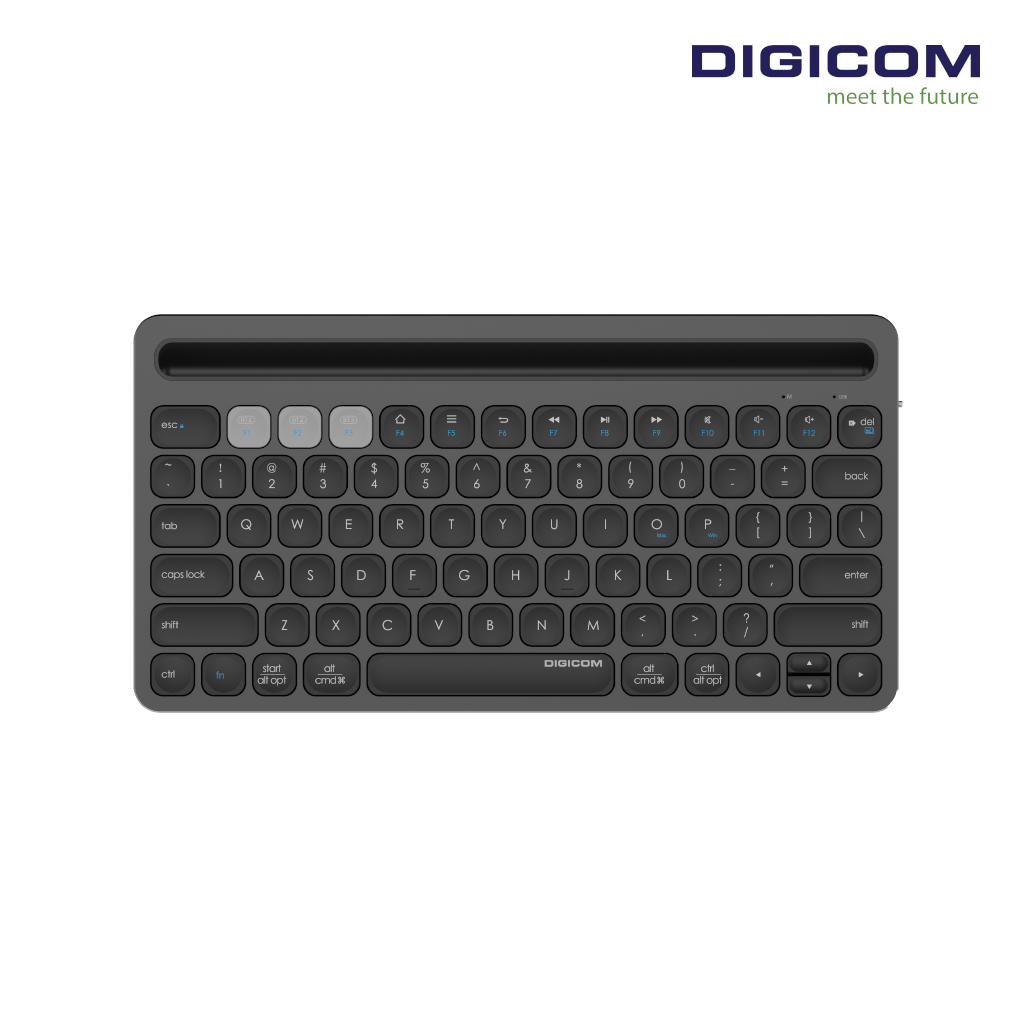 Digicom Multi-Device Bluetooth Keyboard Dg-Ik8500