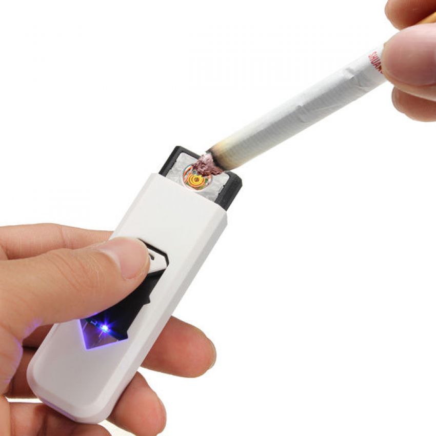 USB ELECTRONIC RECHARGEABLE BATTERY FLAME LESS CIGARETTE LIGHTER
