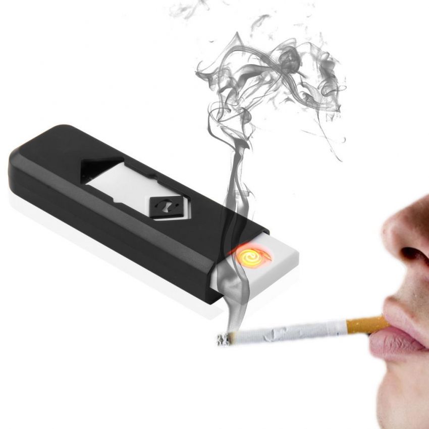 USB ELECTRONIC RECHARGEABLE BATTERY FLAME LESS CIGARETTE LIGHTER