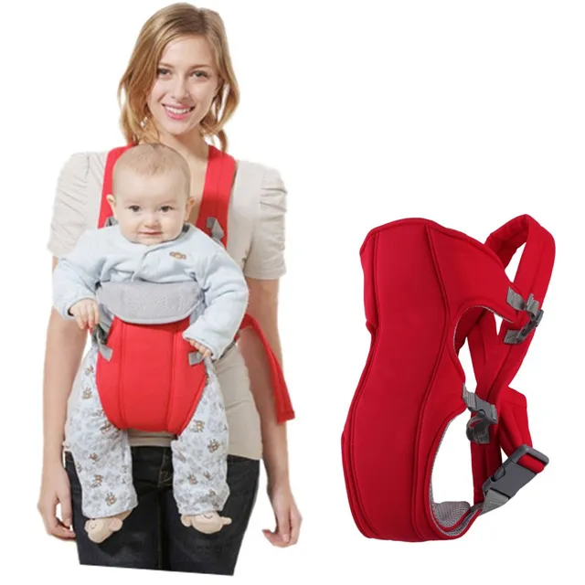 BABY CARRIER WITH HIP SEAT FOR ALL SEASONS, 6 COMFORTABLE & SAFE POSITIONS FOR INFANT & TODDLERS