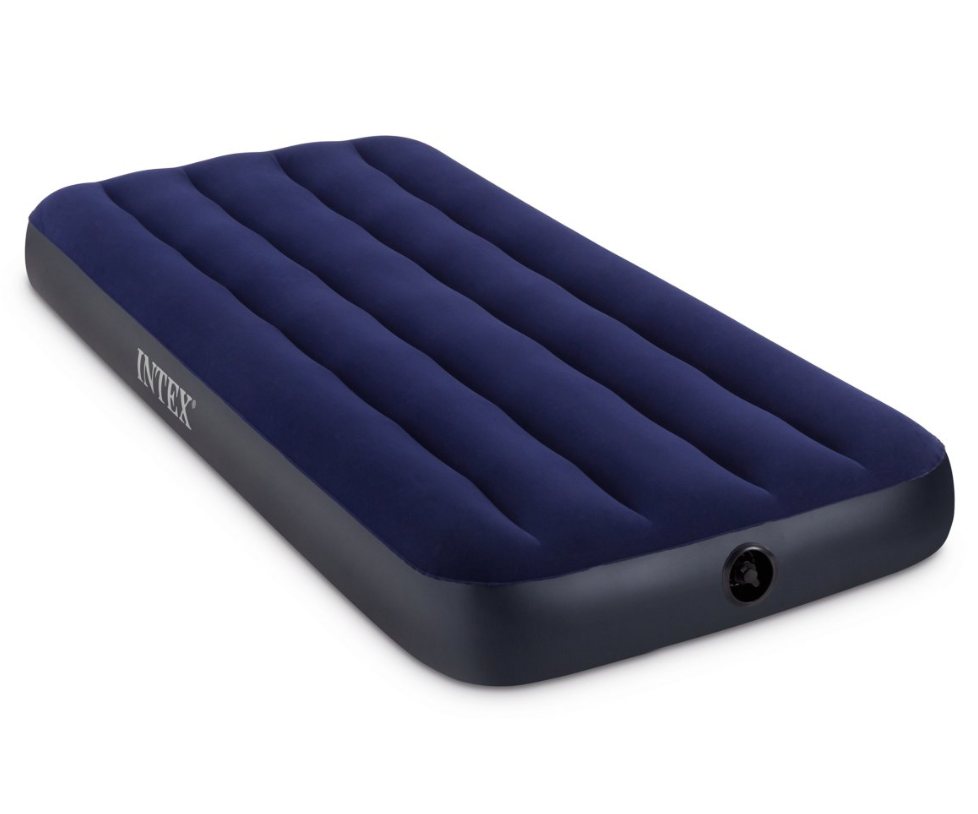 INTEX SINGLE SIZE AIR BED, WITH PUMP FREE PREMIUM INTEX INFLATABLE