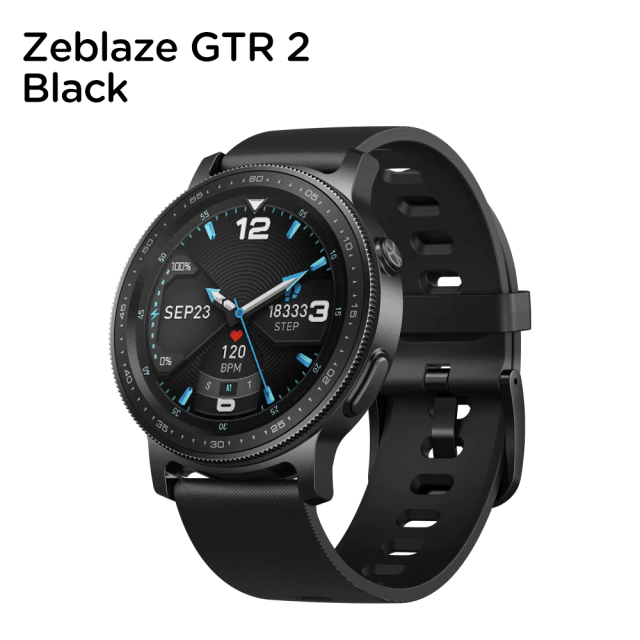 ZEBLAZE GTR 2 SMART WATCH RECEIVE/MAKE CALL HEALTH AND FITNESS MONITOR LONG BATTERY LIFE SMARTWATCH WATER RESISTANT IP68