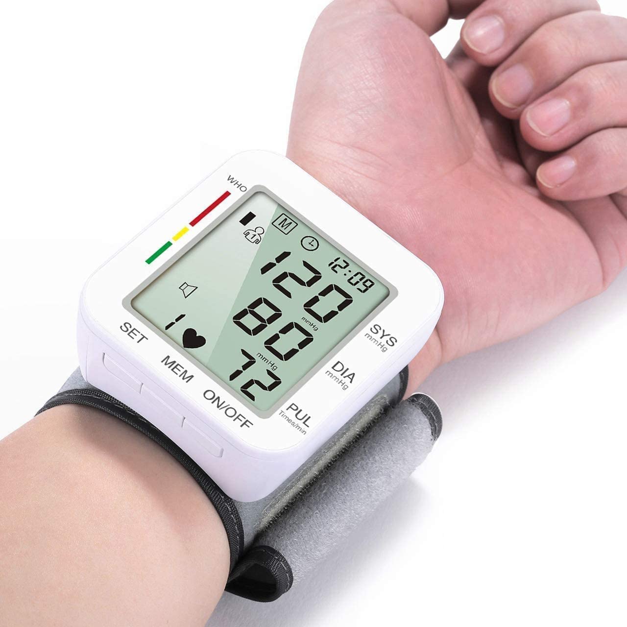 Electronic Digital Automatic Blood Pressure Monitor With Voice Function