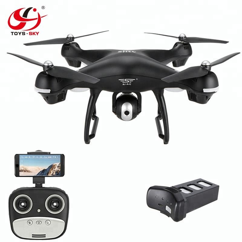 S70W GPS FPV DRONE QUADCOPTER WITH WIDE-ANGLE 1080P WIFI ADJUSTABLE CAMERA FOLLOW ME HS100G
