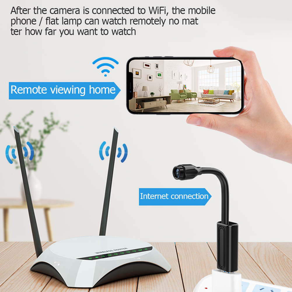 W11 MINI USB CAMERA AP 1080P HD WIRELESS 120° HOME SECURITY USB WIFI CAMERA WITH MOTION DETECTIONS REMOTE MONITORING