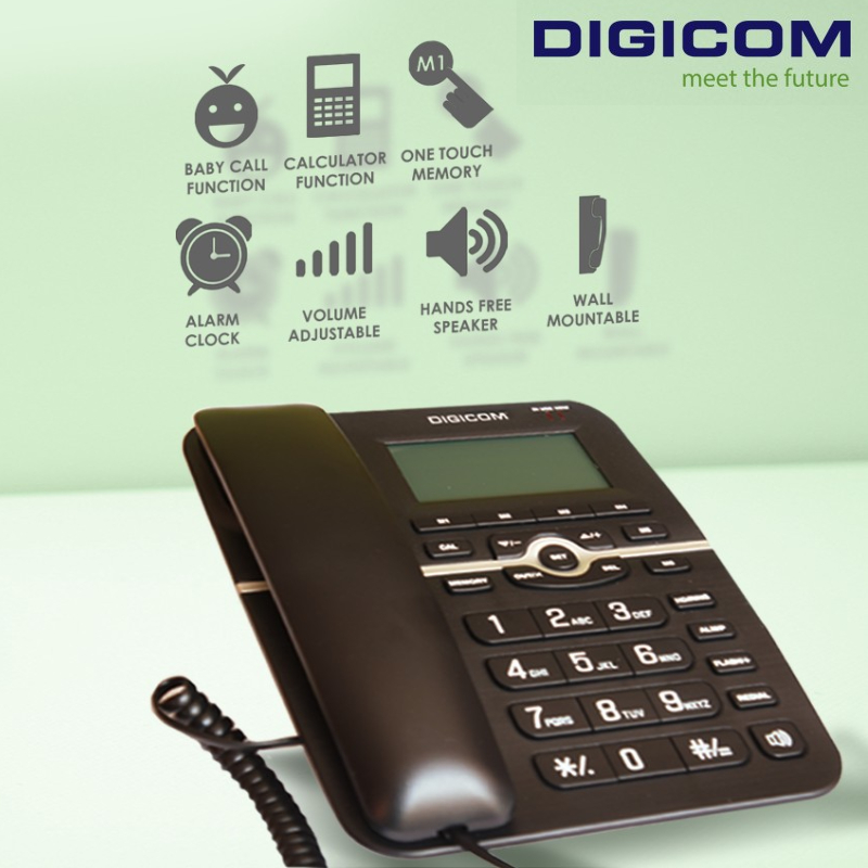 DIGICOM LANDLINE TELEPHONE DG-G62