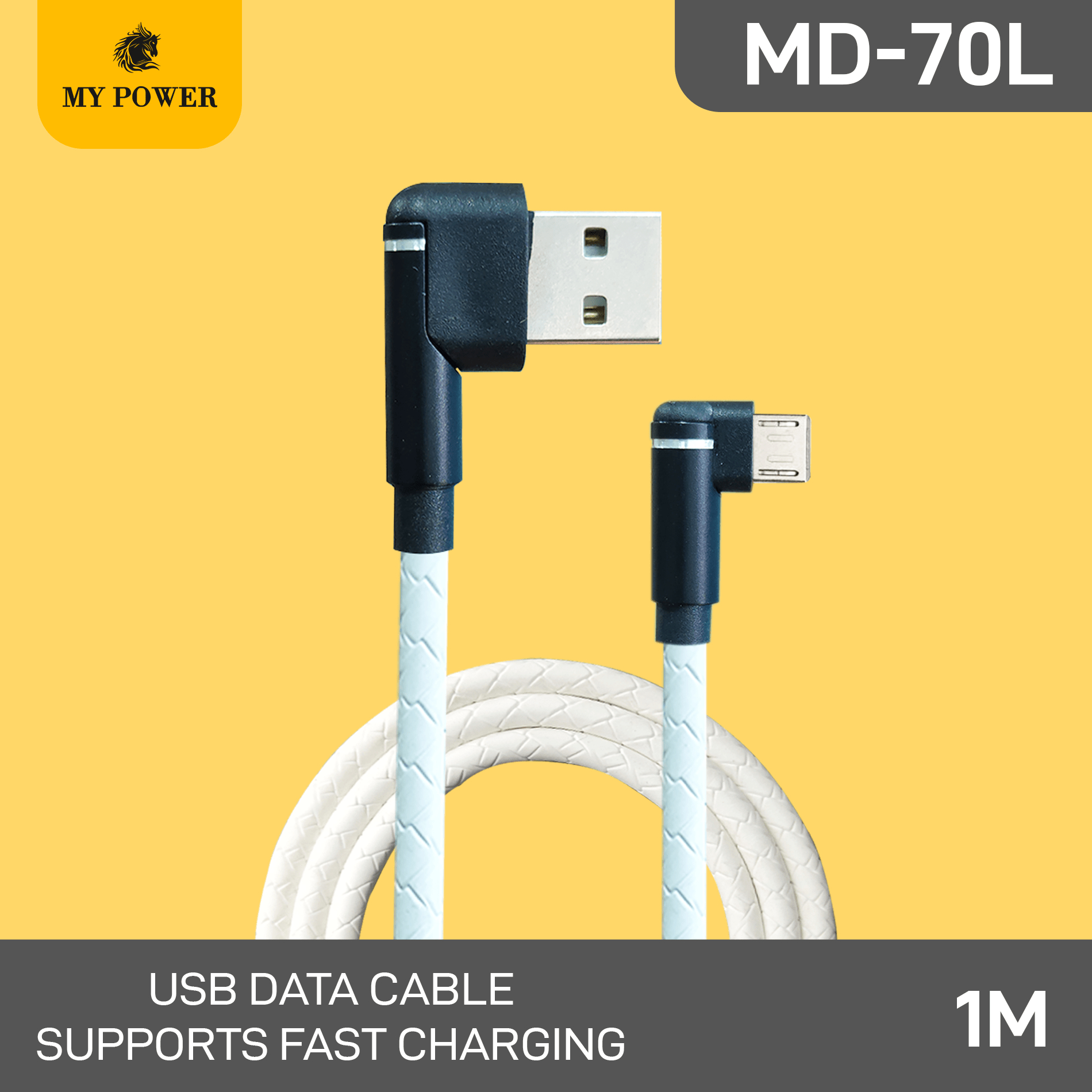 Micro USB Data Cable L Shape V8, MD70L