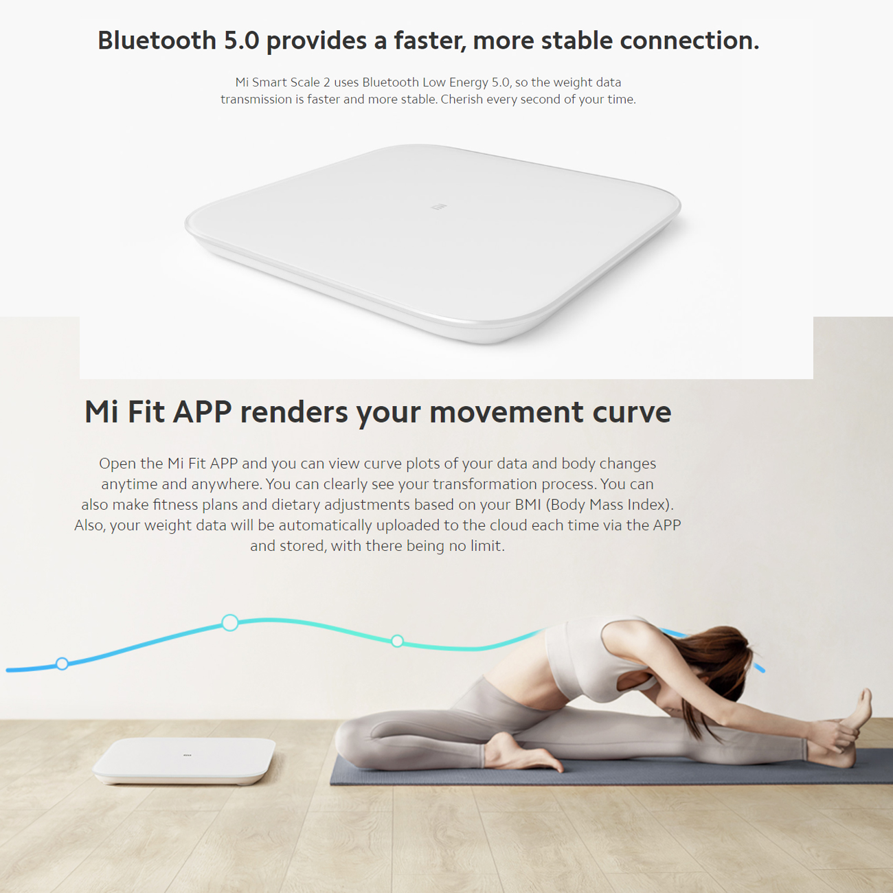 MI SCALE WITH APP AND BLUETOOTH 4.0