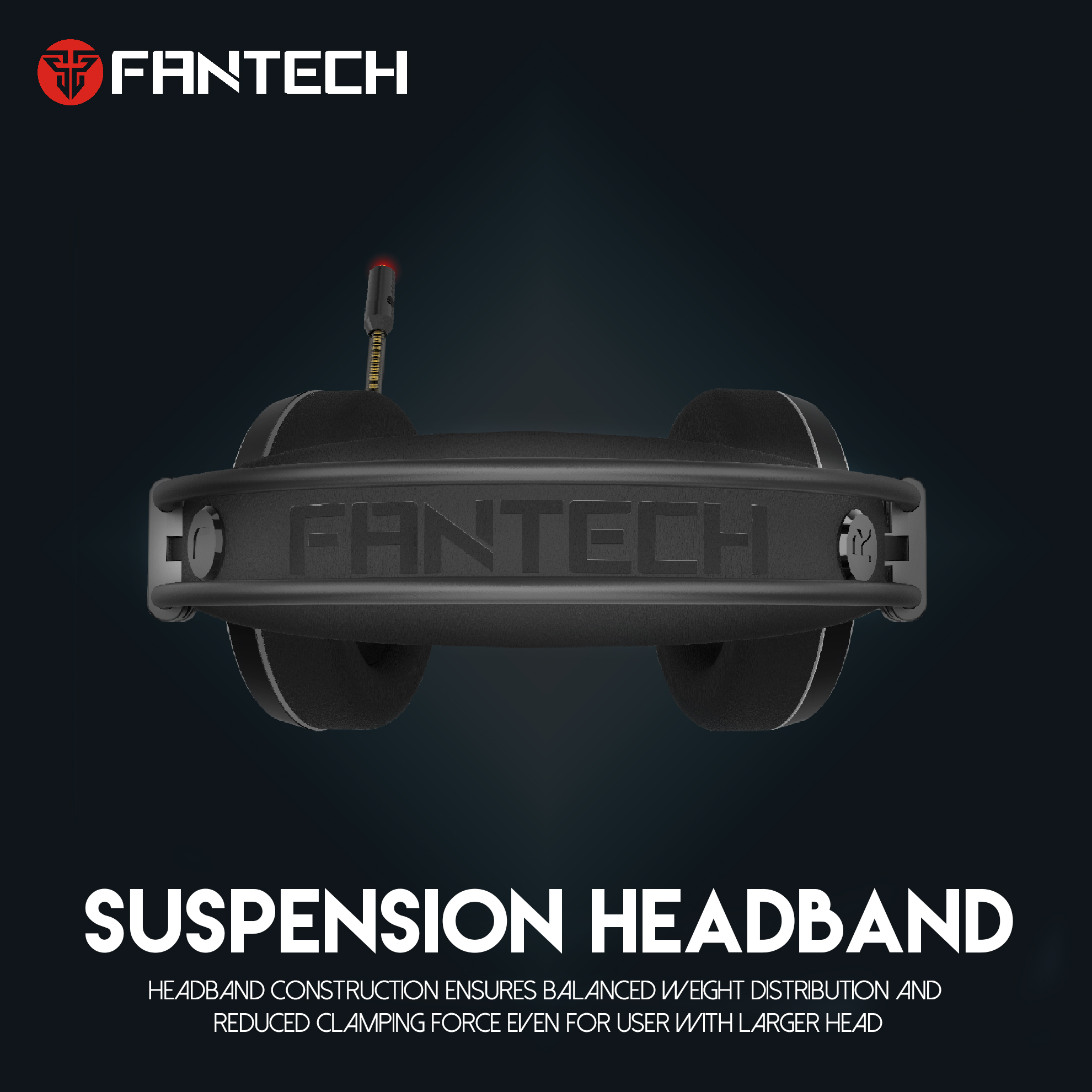 FANTECH HG23 Headphone Personalize With Octane 7.1 RGB USB Just Wired Gaming Headset Alloy Earmuffs For PC PS4 Gaming Headphones