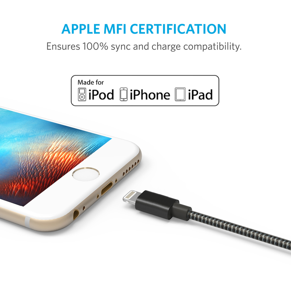 Lightning 3ft Lightning Apple MFi Certified