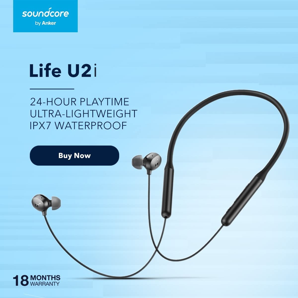 Anker Soundcore Life U2i Wireless Headphones