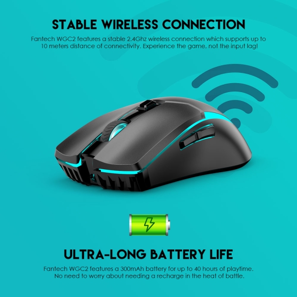 Fantech Venom II WGC2 Rechargeable Wireless Mouse