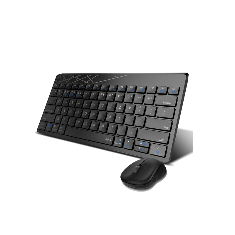 RAPOO 8000M MULTIMODE WIRELESS AND BLUETOOTH KEYBOARD MOUSE COMBO