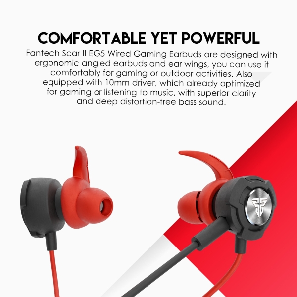 Fantech Scar II EG5 Wired Gaming Earphone