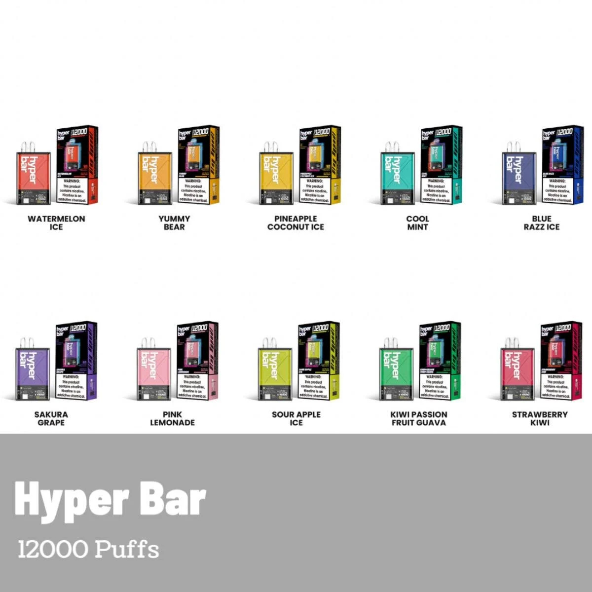 Hyperbar Ultra 12000 Puffs Disposable Vape