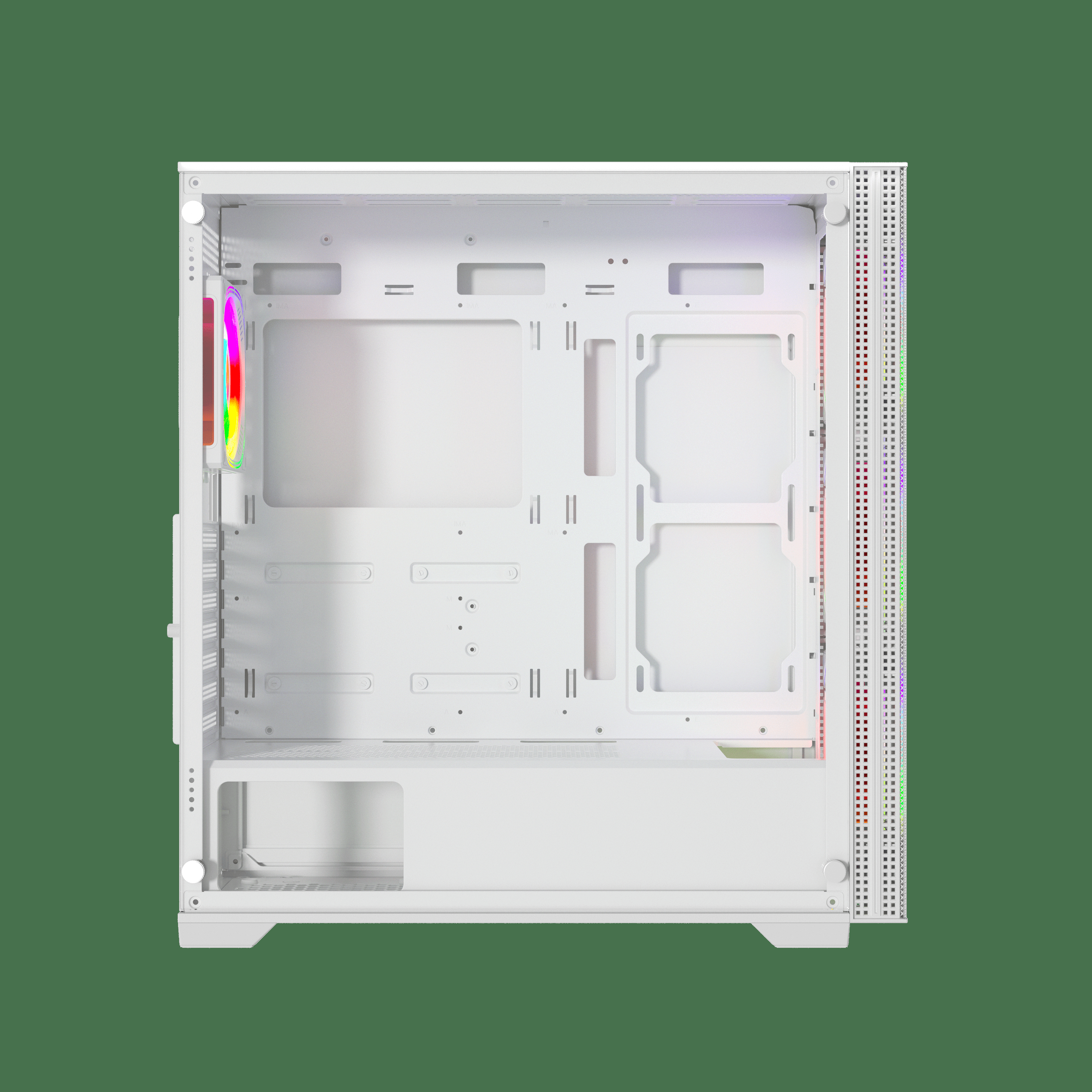 Flashotech GC-01 White Elegant Transparent Casing