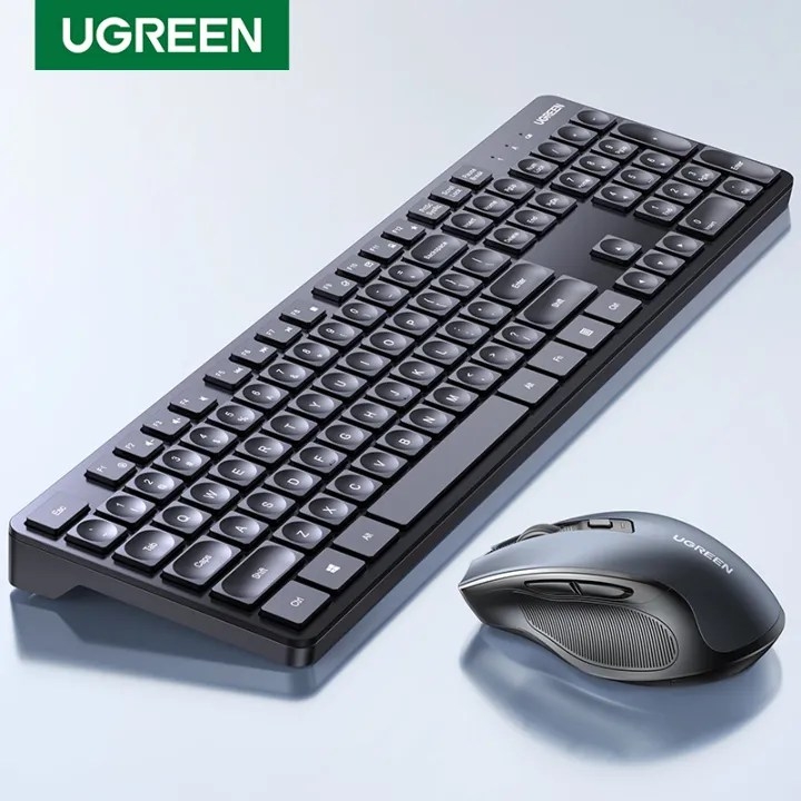 UGREEN 104-Key 2.4G Wireless Keyboard And Mouse Ergonomic Wireless Mice