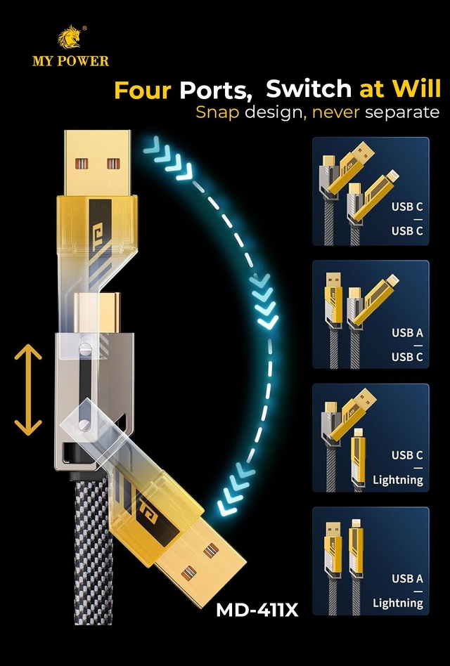 Mypower 4 In 1 Data Cable