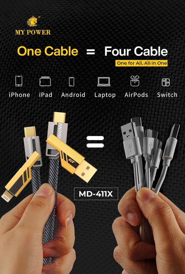Mypower 4 In 1 Data Cable