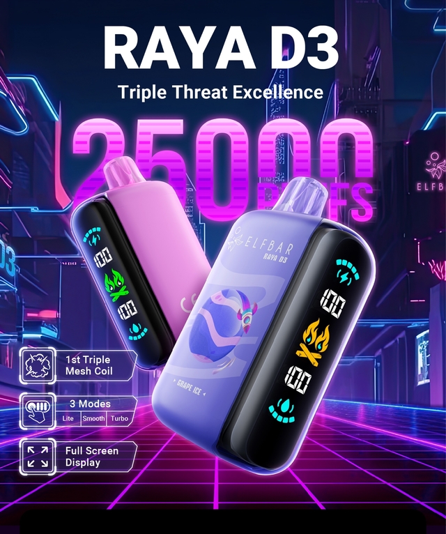 Elfbar RAYA D3 25000 Puff Disposable Vape