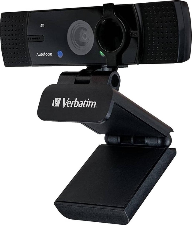 Verbatim Ultra HD 4K AWC-03 Webcam with Dual Microphone