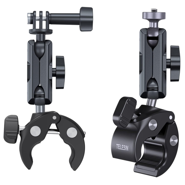 Telesin Universal Handlebar Mount Tube Clamp