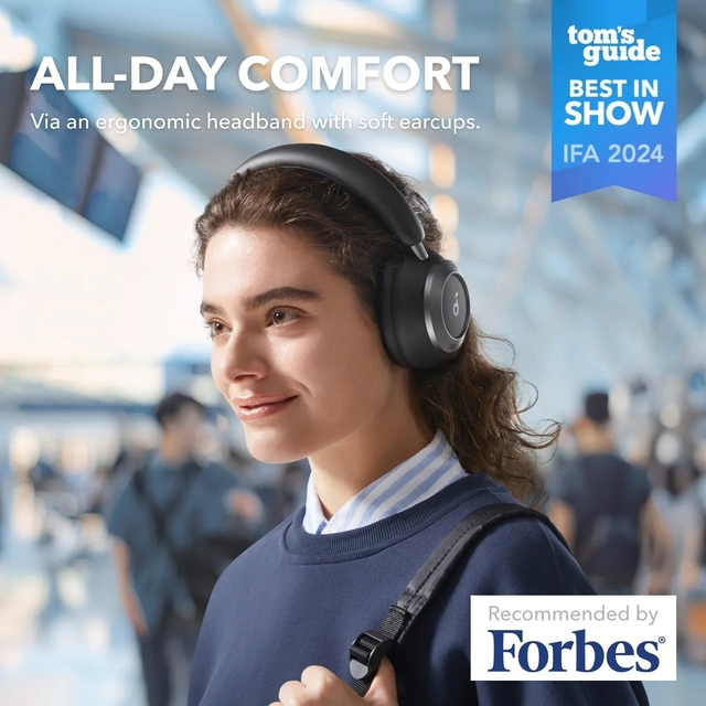 Anker Soundcore Space One Pro Foldable Over-Ear Headphones