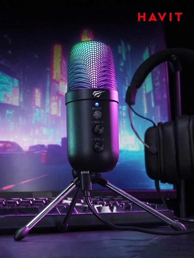 Havit GAMENOTE GK51 RGB Microphone