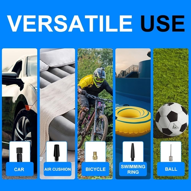 Portable Digital Tire Inflator with Powerbank