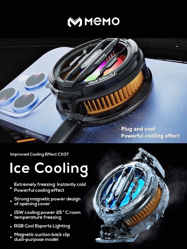 MEMO CX07 15W Magnetic Phone Cooler