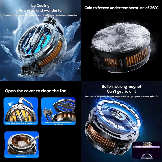 MEMO CX07 15W Magnetic Phone Cooler