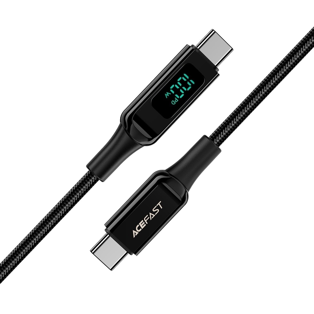 Acefast 100W C6-03 USB-C Cable with Digital Display