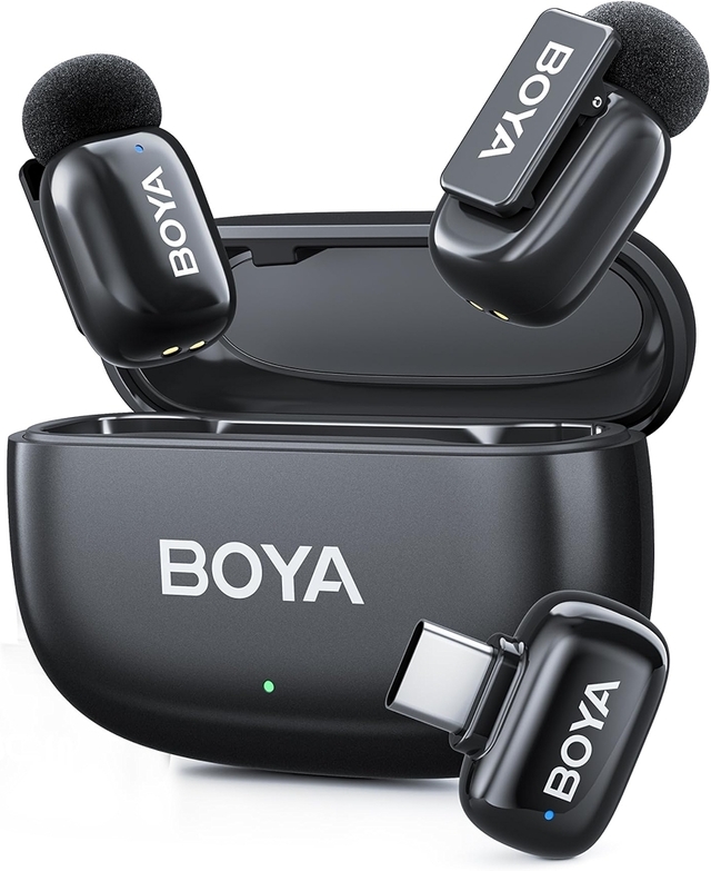 BOYA mini 2 Upgraded Mini Wireless Microphone