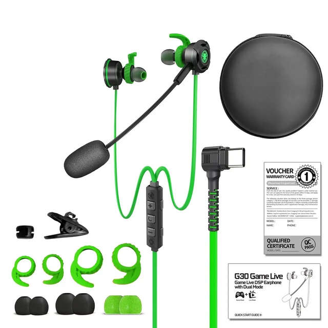 PLEXTONE G30 GOW M762 Noise Reduction Planet Ear Type-C Interface Wired Game Headset HD Noise Reduction Microphone Music Phone H