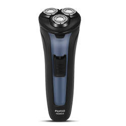 FLYCO FS306 RECHARGEABLE ELECTRIC SHAVER 3D TRIPLE FLOATING BLADE HEADS FACE CARE MEN BEARD TRIMMER MACHINE WASHABLE FOR MEN
