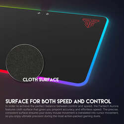 FANTECH MPR350 AURORA RGB MOUSE PAD