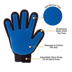 TRUE TOUCH DESHEDDING GLOVE FOR GENTLE AND EFFICIENT PET GROOMING