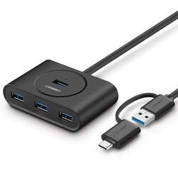 UGREEN 4 PORT USB HUB WITH TYPE C