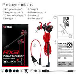 PLEXTONE RX3 XMOWI In-Ear Gaming Earphone With Microphone Noise Reduction