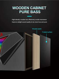 Redragon GS700 Toccata 2.1 Stereo Gaming Speakers With RGB