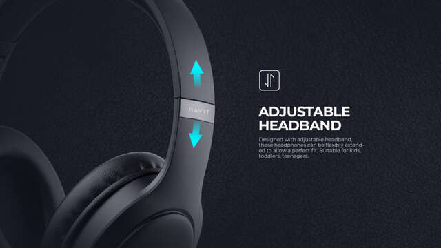Havit H633BT Wireless Bluetooth Foldable Headphone