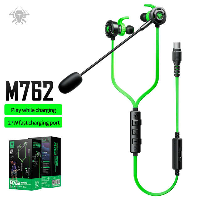 PLEXTONE G30 GOW M762 Noise Reduction Planet Ear Type-C Interface Wired Game Headset HD Noise Reduction Microphone Music Phone H