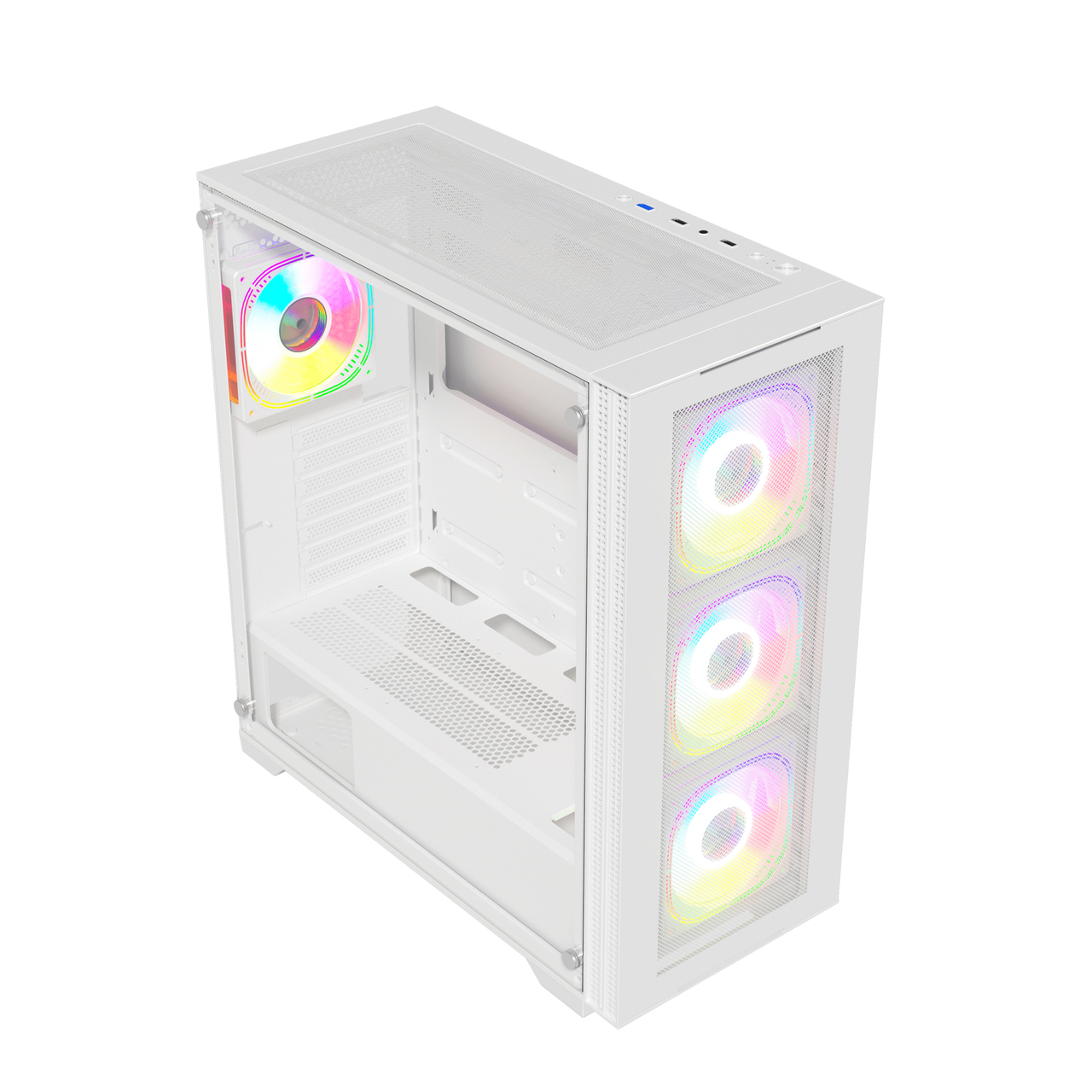 Flashotech GC-01 White Elegant Transparent Casing in Nepal | SajiloShop